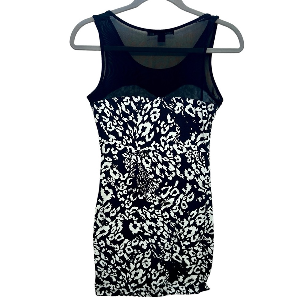 Vintage Forever 21 leopard mesh mini dress - Picture 4 of 4